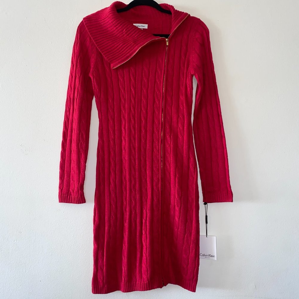 Calvin Klein Pink Sweater Dress - Picture 3 of 13